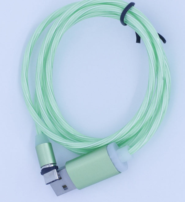 Compatible with Apple, 1m Magnetic charging Mobile Phone Cable USB Type C Flow Luminous Lighting Data Wire for iPhone/Samsung/Huawei Compatible with Apple, 1m Magnetic charging Mobile Phone Cable USB Type C Flow Luminous Lighting Data Wire for iPhone/Samsung/Huawei